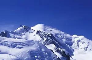 Chamonix Prints: France, Chamonix. Mt. Blanc as seen from l Aiguille du Midi