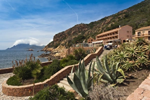 Images Dated 8th May 2012: France, Corsica, Corse-du-Sud Department, Calanche Region, Porto, town view