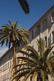 Images Dated 9th May 2012: France, Corsica, Corse-du-Sud Department, Corsica West Coast Region, Ajaccio, building