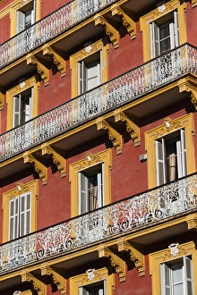 Images Dated 10th May 2012: France, Corsica, Corse-du-Sud Department, Corsica West Coast Region, Ajaccio, building