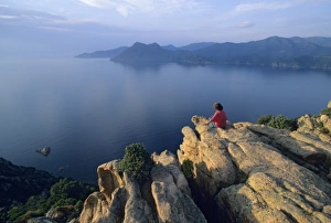 France, Corsica, Golfe de Porto, west Coast. (MR)