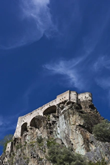 Citadel Prints: France, Corsica, Haute-Corse Department, Central Mountains Region, Corte, Citadel