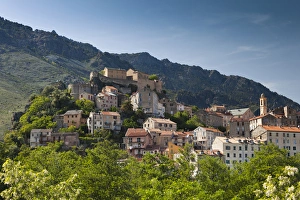 France, Corsica, Haute-Corse Department, Central Mountains Region, Corte, city