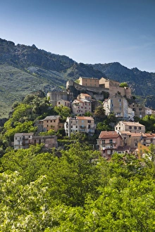 Images Dated 17th May 2012: France, Corsica, Haute-Corse Department, Central Mountains Region, Corte, city