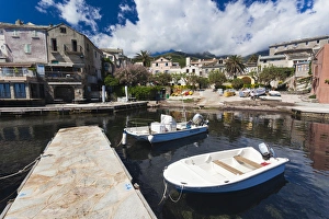 Images Dated 2nd May 2012: France, Corsica, Haute-Corse Department, Le Cap Corse, Erbalunga, town harbor