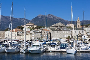 Images Dated 3rd May 2012: France, Corsica, Haute-Corse Department, Le Nebbio Region, St-Florent, port view