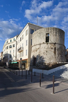 Images Dated 5th May 2012: France, Corsica, Haute-Corse Department, La Balagne Region, Ile Rousse, Genoese tower