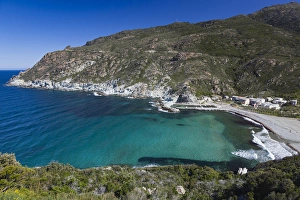 Images Dated 3rd May 2012: France, Corsica, Haute-Corse Department, Le Cap Corse, Marine de Giottani, elevated view