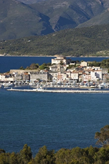 Images Dated 3rd May 2012: France, Corsica, Haute-Corse Department, Le Nebbio Region, St-Florent, elevated port view
