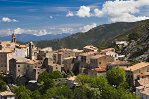 Images Dated 5th May 2012: France, Corsica, Haute-Corse Department, La Balagne Region, Speloncato, elevated