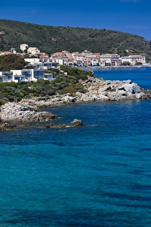 Images Dated 4th May 2012: France, Corsica, Haute-Corse Department, La Balagne Region, Ile Rousse, city view