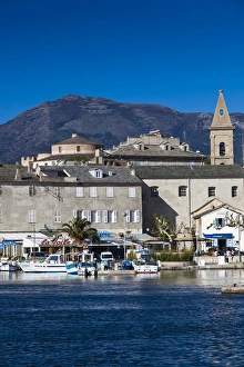 France, Corsica, Haute-Corse Department, Le Nebbio Region, St-Florent, port view