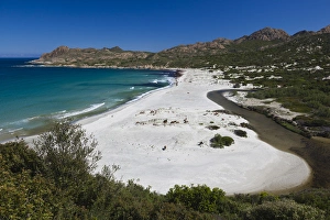 Images Dated 4th May 2012: France, Corsica, Haute-Corse Department, Le Nebbio Region, Plage de Ostriconi beach