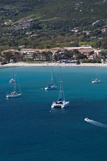 Images Dated 7th May 2012: France, Corsica, Haute-Corse Department, La Balagne Region, Calvi, Le Golf de Calvi gulf