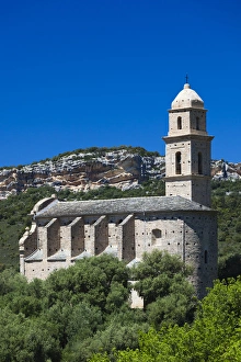 Images Dated 3rd May 2012: France, Corsica, Haute-Corse Department, Le Cap Corse, Patrimonio, elevated view