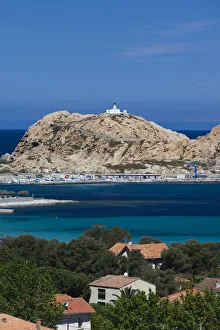 Images Dated 4th May 2012: France, Corsica, Haute-Corse Department, La Balagne Region, Ile Rousse, elevated
