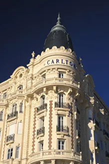 Cannes Prints: France, Cote d Azur, Cannes. Carlton Hotel