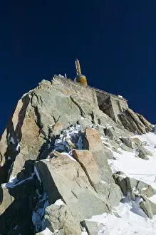 Images Dated 2nd March 2005: FRANCE-French Alps (Haute-Savoie)-CHAMONIX-MONT-BLANC: Aiguille du Midi (elev. 3842
