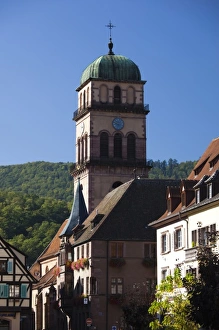 Images Dated 11th October 2010: France, Haut-Rhin, Alsace Region, Alsatian Wine Route, Kaysersberg, town detail