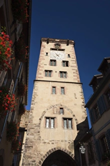 France, Haut-Rhin, Alsace Region, Alsatian Wine Route, Ribeauville, Tour des Bouchers