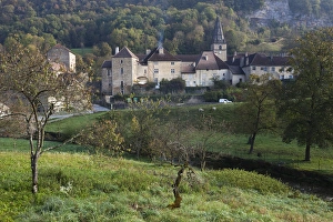 France, Jura Department, Franche-Comte Region, Les Reculees valley area, Baume-les-Messieurs