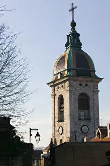 12th Century Prints: FRANCE-Jura-Doubs-BESANCON: Cathedrale St-Jean (12th century) - Tower