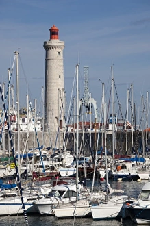 France, Languedoc-Roussillon, Herault Department, Sete, port and the Mole St-Louis