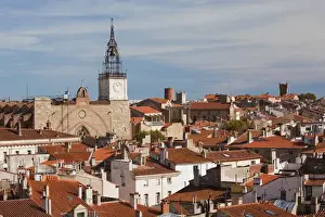 Languedoc Roussillon Prints: France, Languedoc-Roussillon, Pyrenees-Orientales Department, Perpignan, city overview