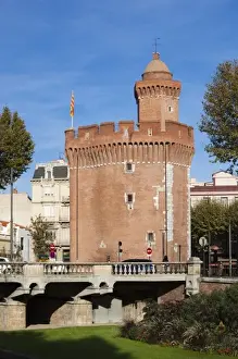 France, Languedoc-Roussillon, Pyrenees-Orientales Department, Perpignan, Le Castillet-Casa Pairal