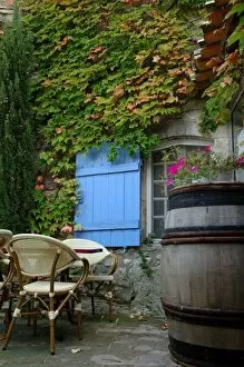 France, Les Baux de Provence, caf