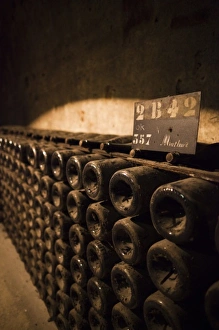 Images Dated 5th October 2010: France, Marne, Champagne Ardenne, Reims, Pommery champagne winery, champagne cellars