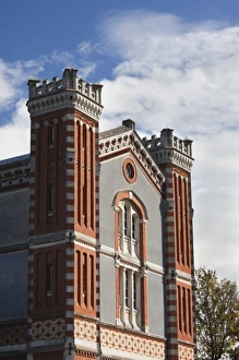 Images Dated 5th October 2010: France, Marne, Champagne Ardenne, Reims, Pommery champagne winery, winery building