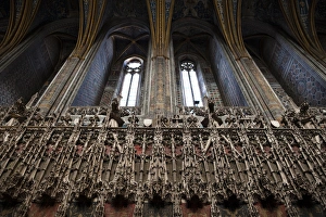 Images Dated 23rd October 2010: France, Midi-Pyrenees Region, Tarn Department, Albi, Cathedrale Ste-Cecile cathedral