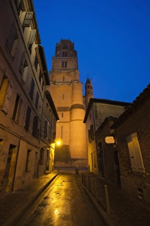 Images Dated 24th October 2010: France, Midi-Pyrenees Region, Tarn Department, Albi, Cathedrale Ste-Cecile cathedral