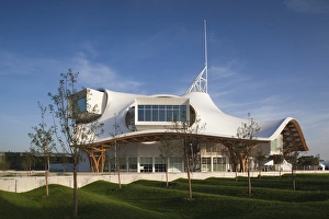 Images Dated 8th October 2010: France, Moselle, Lorraine Region, Metz, Center Pompidou-Metz, arts center, b. 2010