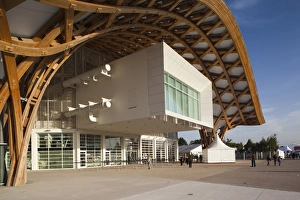 Images Dated 8th October 2010: France, Moselle, Lorraine Region, Metz, Center Pompidou-Metz, arts center, b. 2010