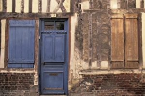 Images Dated 8th June 2011: FRANCE, Normandy Honfleur Old Building Doorway