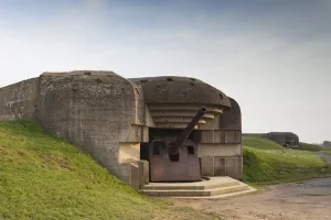 Images Dated 21st May 2012: France, Normandy Region, Calvados Department, D-Day Beaches Area, Longues Sur Mer