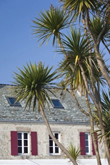 Images Dated 24th May 2012: France, Normandy Region, Manche Department, St-Germain des Vaux, building detail
