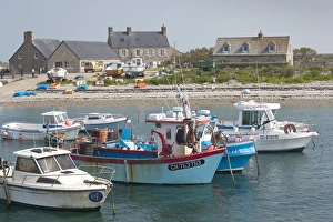 Images Dated 24th May 2012: France, Normandy Region, Manche Department, Goury, port view
