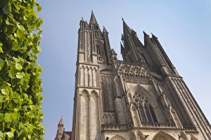 France, Normandy Region, Manche Department, Coutances, Coutances Cathedral