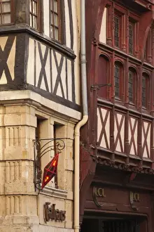 France, Normandy Region, Seine-Maritime Department, Rouen, half-timbered building