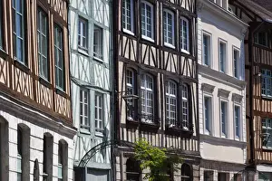 Images Dated 28th May 2012: France, Normandy Region, Seine-Maritime Department, Rouen, half-timbered buildings