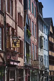 France, Normandy Region, Seine-Maritime Department, Rouen, half-timbered buildings
