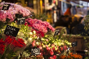 Left Bank Prints: France, Paris, Left Bank, flower shop, rue de Buci