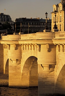 Sightsee Prints: FRANCE, Paris Pont Neuf at sunset