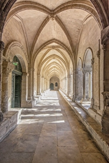 Provence Prints: France, Provence, Arles. Saint Trophime Cloister (Cloitre Saint-Trophime) completed in the 13th century