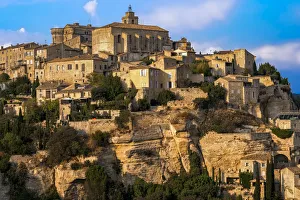 Vaucluse Prints: France, Provence, Gordes, village view