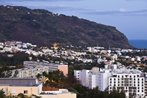 Images Dated 3rd October 2008: France, Reunion Island, St-Denis, dawn view from Montgaillard