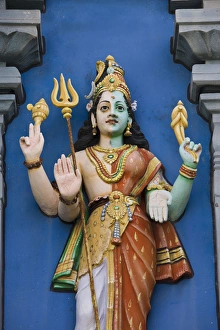 Images Dated 3rd October 2008: France, Reunion Island, St-Denis, detail of St-Denis Hindu Temple
